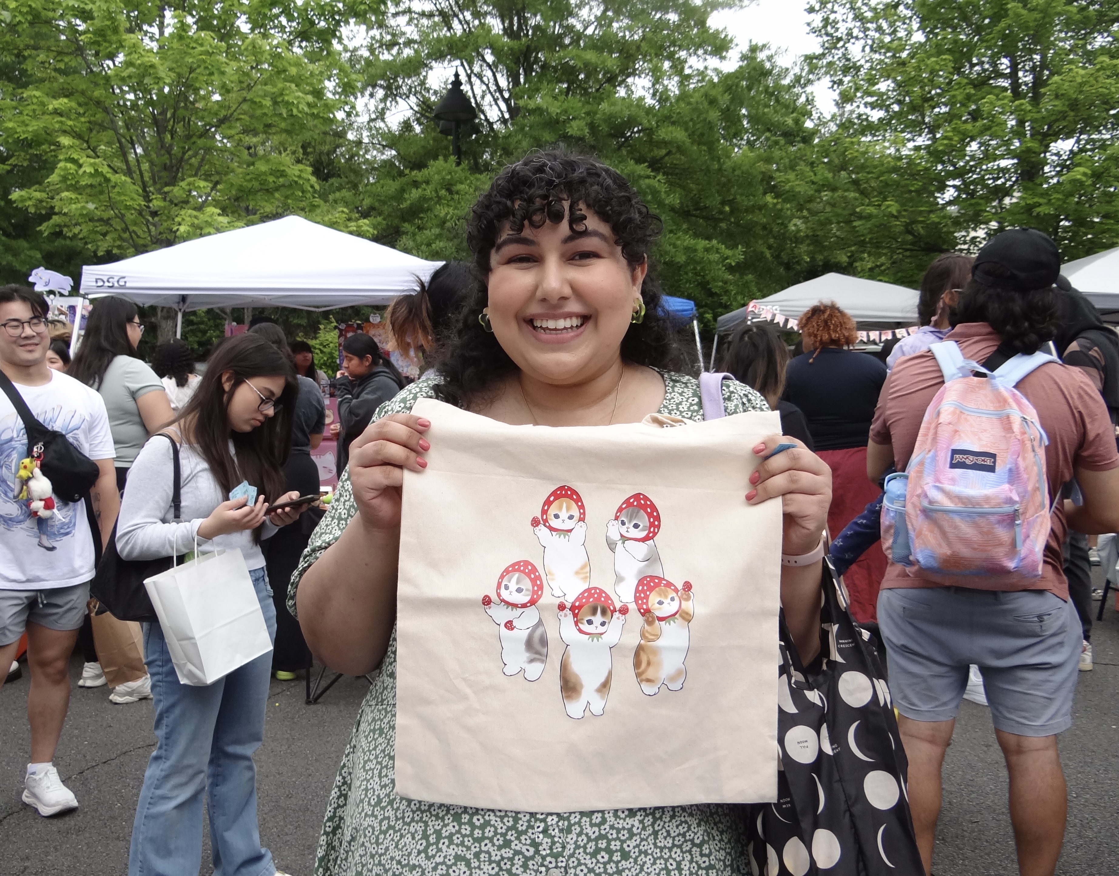 A moment from an Ichiba pop-up event